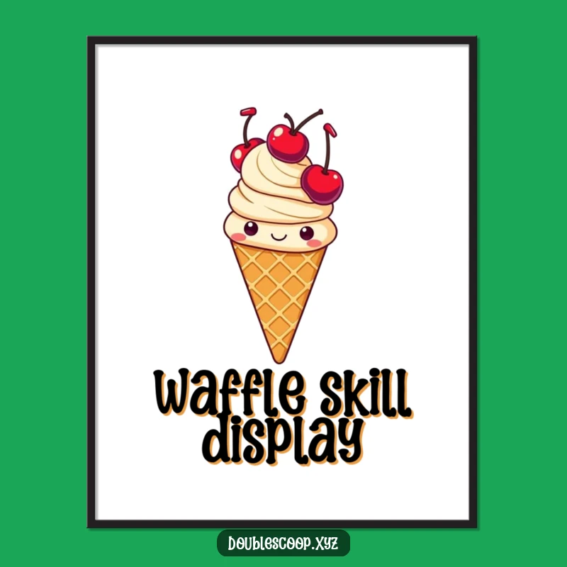 Funny Juggling Ice Cream Digital Art - Instant Cheerful Decor for Fun Spaces