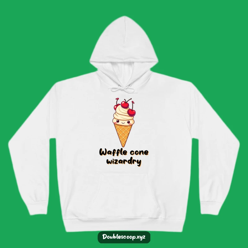 Cozy Funny Juggling Ice Cream Hoodie - Cheerful and Warm Apparel for Fans